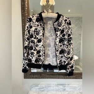 Floral Bomber Jacket